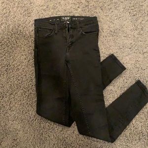 Black. French Connection jeans. Size US 2.